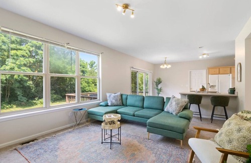 Mitchell House | Quiet Suburban Home with Cozy 70's Art-Deco Flair