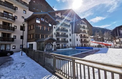 Valfrejus Apartment | Résidence La Turra, Appt 4 Personnes Avec Piscine au Pied des Pistes