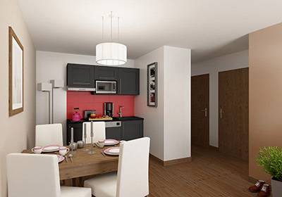 Pra Loup Apartment | Résidence Le Village de Praroustan 3p6p
