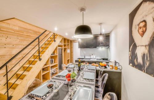 Val Claret Hotel | Résidence MoutiÈres B - Appartement duplex rénové 4, confortable MAE-3382