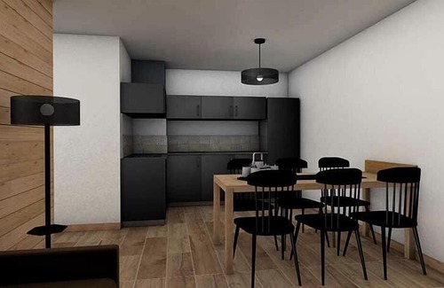 Orcieres-Merlette Apartment | Résidence Rochebrune Les Cîmes**** - Labellemontagne - 3 pièces Duplex Cabine 8 personnes