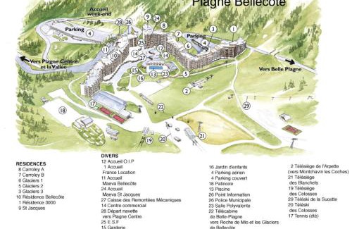 Macot-la-Plagne Apartment | Résidence Saint Jacques A - Appartement agréable et chaleureux · Cœur de station · Vue vallée · Balcon MAE-3483