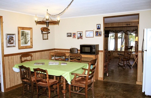 St Germain Cabin | R Point of View located on Little St Germain Lake Pontoon rental available