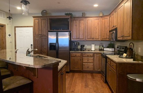 Arnolds Park Condo | RARE Bridges Bay POOLSIDE condo with LAKE VIEW! - Sleeps 8