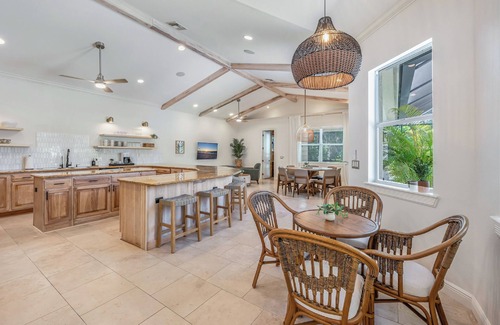 Naples Villa | Rare Find! Mediterranean Inspired Villa with Heated Pool and Private Mini Golf