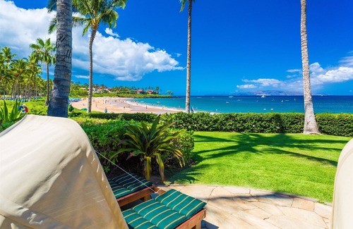 Wailea Villa | REDECORATED! NEW OFFERING SUMMER 2025 - THE PALM COAST F202 OCEAN VIEW GRAND LUXE VILLA SLEEPS 8!