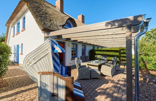 Monchgut-Granitz House | Reethaus Zickersche Berge - WG 02 mit Kamin und Terrasse