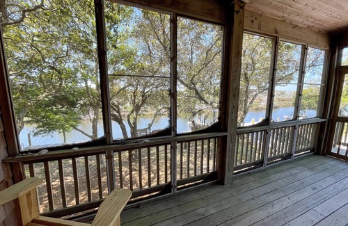 Ocracoke House | Reflections: Canal front home, beautiful marsh views.
