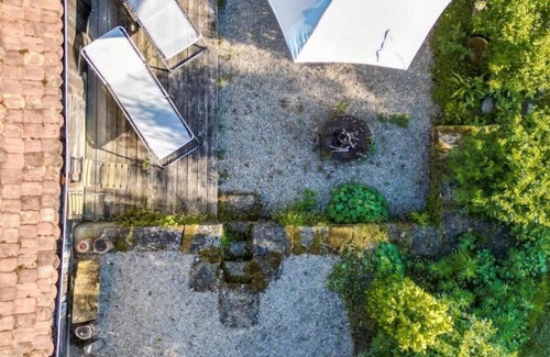 Rot am See Apartment | Refugio - fenced garden, fireplace, large windows, open space, relaxation