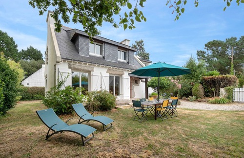 Saint-Gildas-de-Rhuys Ski Chalet | Relax and garden - Sleeps 6 - 550m from the beach