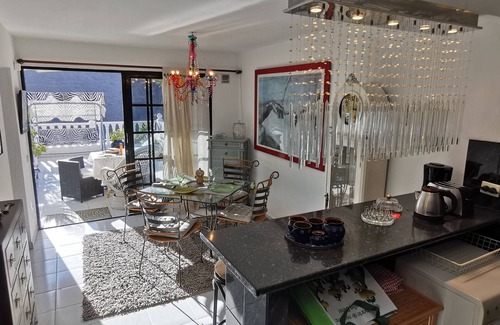 Mogan Apartment | Relax as a couple on the large terrace, view of the mountains, Wi-Fi