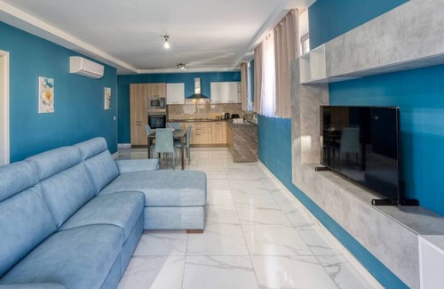 Mellieha Apartment | Relaxing 2BR home with Private Balcony in Mellieha