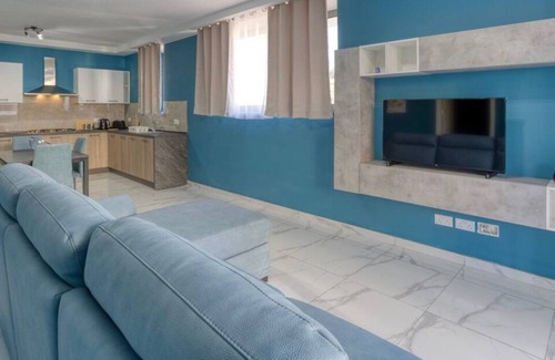 Mellieha Apartment | Relaxing 2BR home with Private Balcony in Mellieha
