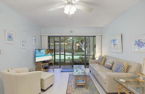 Marco Island House | Relaxing condo with two pools and steps to beach