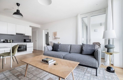 Donaustadt Apartment | Remarkable Donaustadt 1BR w/Rooftop Pool & Gym, nr U1, by Blueground