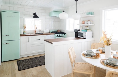 Seba Beach Cottage | Remodeled tiny cottage near lake w/BBQ and firepit