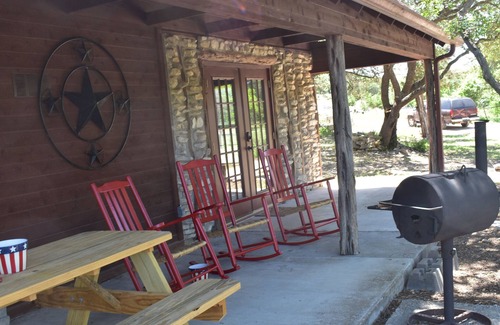 Hunt Cabin | Remote Hill Country Home at Guadalupe River Headwaters, Priv. Lake, Pet Friendly