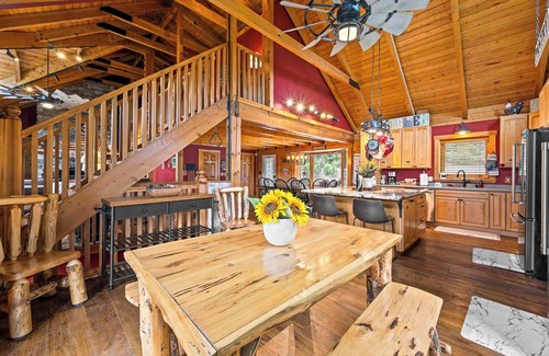 Dry Ridge House | Remote Log Home on Williamstown Lake - Near Ark!