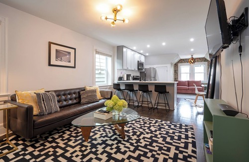 West Side Apartment | Renovated1-bedroom apartment on quiet block close to NYC in Jersey City.