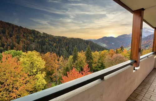 Notre-Dame-de-Bellecombe Apartment | Residence Les Balcons Du Charvin - Superb quiet apartment with mountain view
