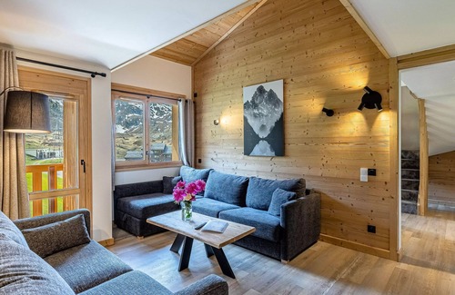 Belle Plagne Apartment | Residence W 2050 Belle Plagne - 4 Room Duplex Apartment 8/10 People with Sauna - Saturday