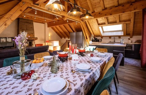 Valloire Ski Chalet | Residence Les Fermes Du Planet - Chalet 12 persons 5* exposed South-East