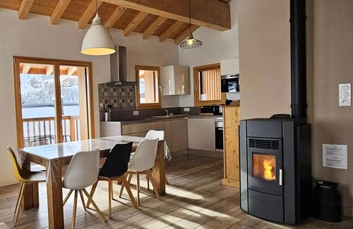 Saint-Sorlin-d'Arves Ski Chalet | Residence Les Prés Hauts - Prestige Chalet for 8 people. panoramic view