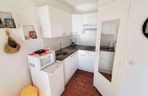 Port Leucate Apartment | Residence Maisons De La Mer 1 - Beautiful renovated studio for two people at seafront in Port Leucate. Ref: 1MM1 91