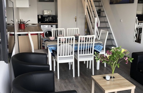 Hendaye Apartment | Residence sokoburu Sea and harbor view