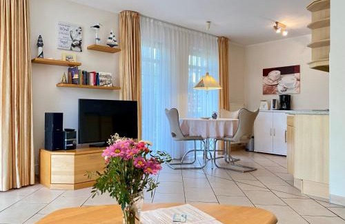 Heringsdorf Apartment | Residenz Bleichröder - 25 mit Strandkorb