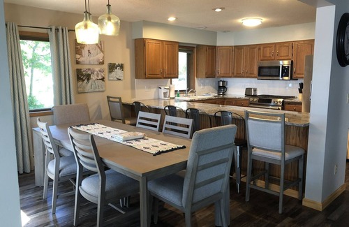 Au Train House | Resort Home on AuTrain Lake. Sand Beach, dock, boat rentals near Pictured Rocks