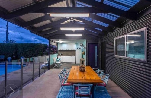 Hughes House | Resort style home pool spa sauna