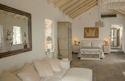 Manganos Villa | Restored Stone Villa with sea views near Fiscardo.