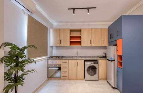 New Cairo Apartment | Retro Mint 2BR Apt, Lotus by Travelholic