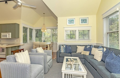 Cape Fear Station House | Reverse floor plan cottage with screened in porch. Nature views!