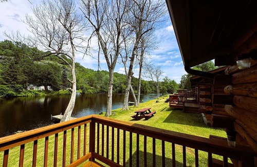 Crystal Falls Cabin | Riverfront Cabin #3.