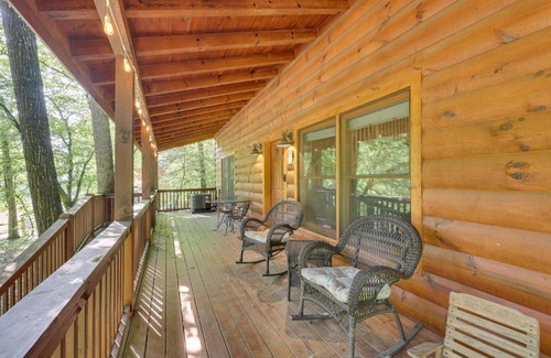 Ellijay House | Riverfront Ellijay Cabin with Deck and Pool Access!