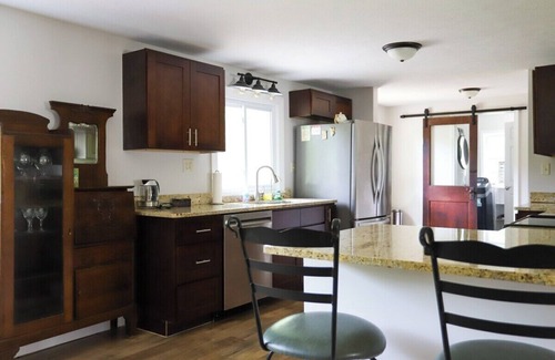Mayfield House | Riverfront Haven with Hot Tub and Dock