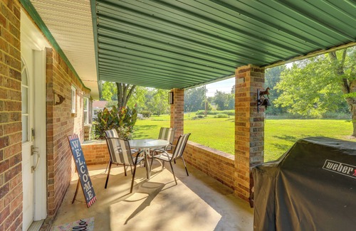 Cotter Cottage | Riverfront Home w/Porches & Views in Cotter!
