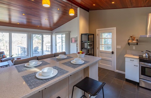 Arnold House | Riverfront home with multiple decks, central AC, washer/dryer - two dogs OK