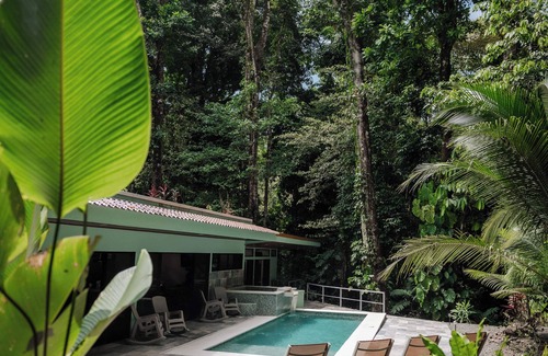Parrita Cabin | Riverfront Pool House w/Jungle views