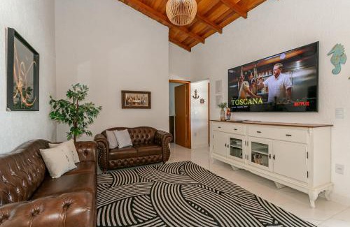 Palhoca House | RJ Residencial Beira Mar Deliciosa Casa Frente Mar na Pinheira com piscina