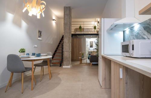 Aiora Apartment | RM1 - Loft Valencia cómodos estudios dúplex cerca a la Avenida del Puerto
