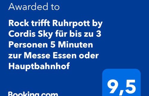 Ruettenscheid Apartment | Rock trifft Ruhrpott by Cordis Sky für bis zu 3 Personen 5 Minuten zur Messe Essen oder Hauptbahnhof