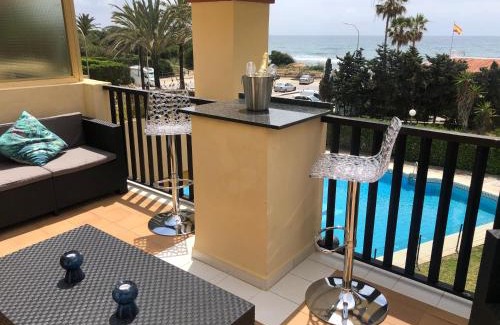 Nikki Beach Apartment | Romana Playa - Beachfront Apartment - Elviria - Marbella