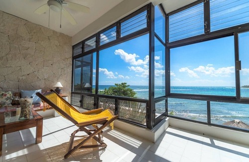 Akumal Condo | Romantic, charming condo with shared pools and magnificent view of the ocean!