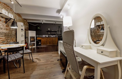 Centrs Apartment | Romantic designer apartment with indoor fireplace