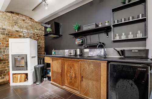 Centrs Apartment | Romantic designer apartment with indoor fireplace