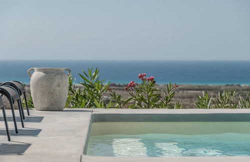Naxos Villa | Romantic Villa Merelia with Private Pool Stunning Aegean Views Mikri Vigla Naxos