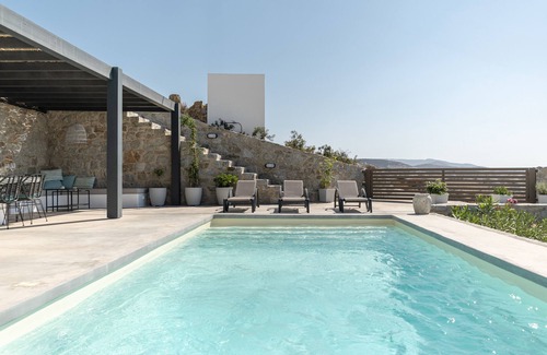 Naxos Villa | Romantic Villa Merelia with Private Pool Stunning Aegean Views Mikri Vigla Naxos